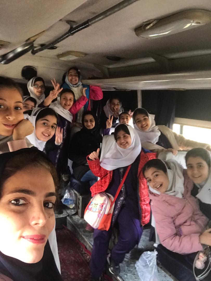 بازدید علمی و تفریحی دختران گل پایه چهارم دبستان باران اندیشه از تالاب بین المللی زیبای سلکه